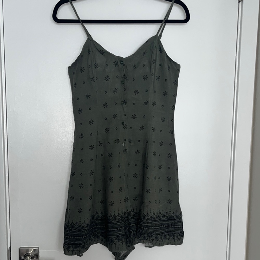 Mudd Green Floral Romper/Dress